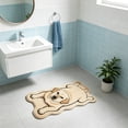 thumbnail image 5 of Tuvgenk Bathroom Shower Rugs Water Absorbent Cute Bathroom Floor Mats Animai Print Novelty Shaped Quick Dry Non-Slip 16 X 24 in, 5 of 6