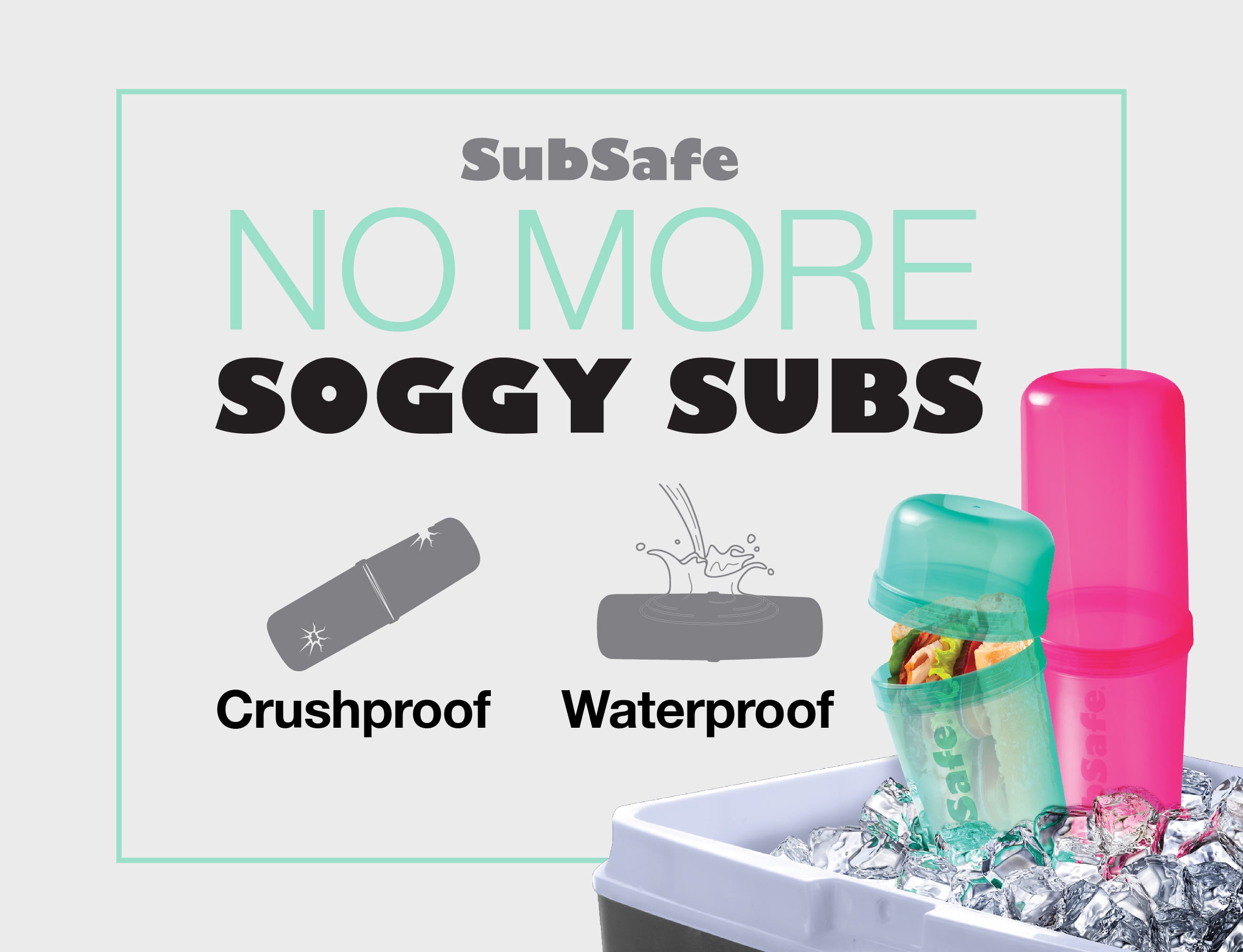 SubSafe SubSafe Sub Sandwich Food Storage Container