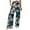 Navy, variant on Wide Leg Pants Woman Yoga Printed Pants Stretch Summer Casual Loose Trousers palazzo pants Black XXL