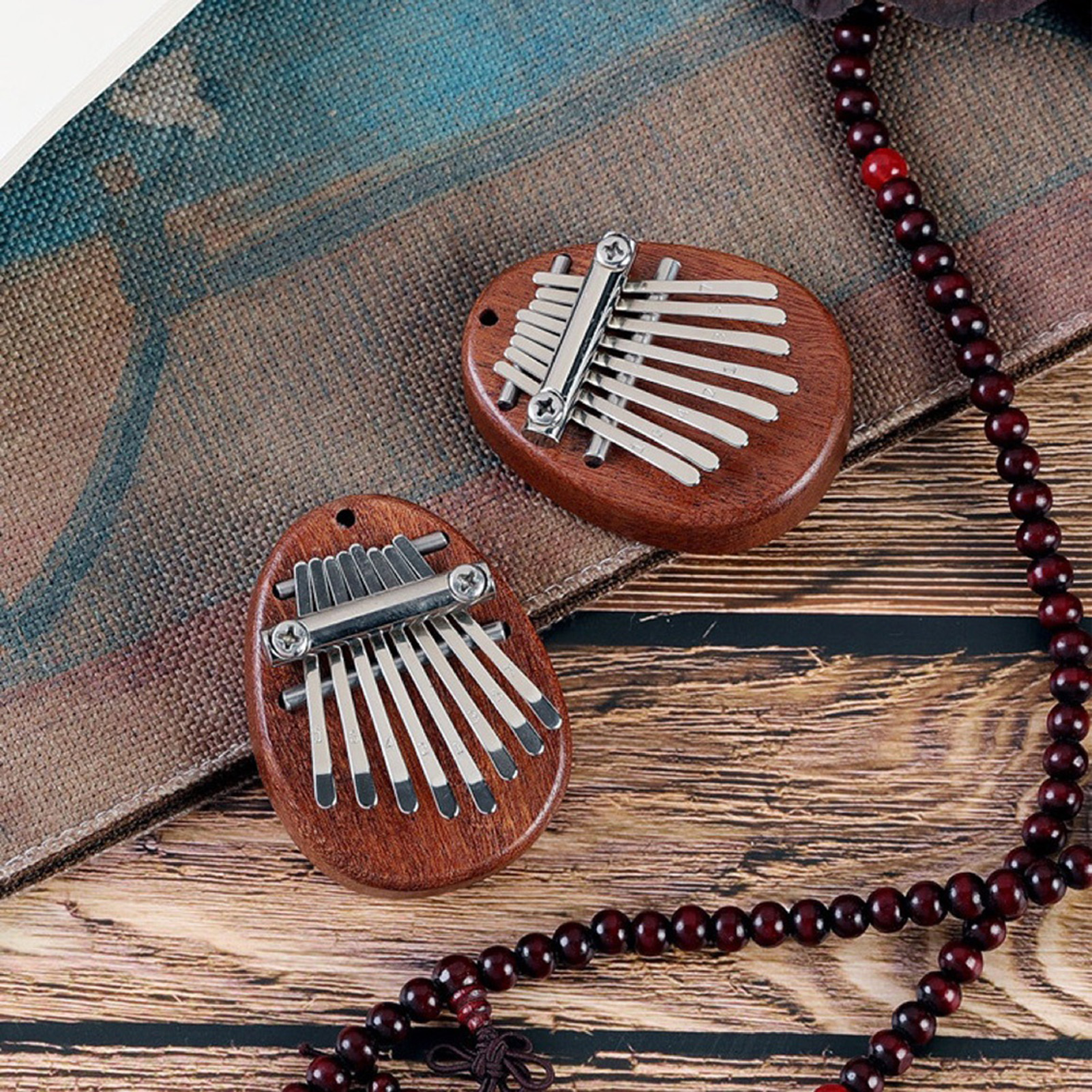 SANWOOD Thumb Piano Exquisite Fine Workmanship Musical Instrument Kalimba Finger Thumb Piano for Kids Adults Beginners - image 4 of 6