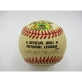 thumbnail image 6 of Ernie Banks Signed Heavily Inscribed Career STAT Baseball Reggie Jackson COA, 6 of 11