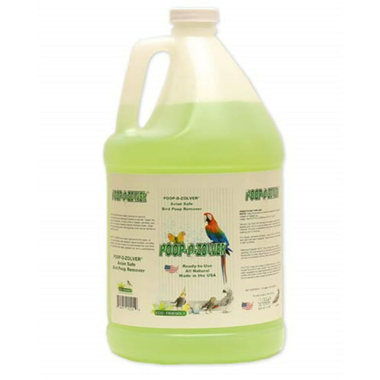 Ae Cage Company Poop D Zolver Bird Poop Remover Lime Coconut Scent - 1 Gallon