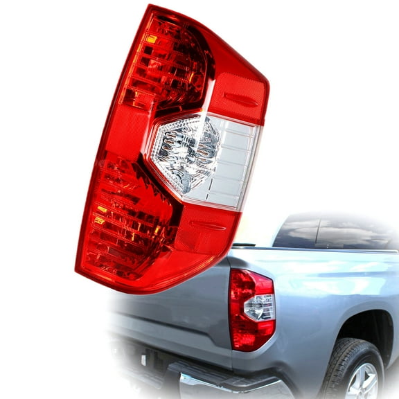 Rear Tail Light Lamp Housing Assembly Fit for 2014 2015 2016 2017 2018 2019 2020 Toyota Tundra, Rear Right (Passenger Side)