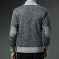 thumbnail image 5 of Men's Cardigan Sweaters Casual Full Zip Sweaters Knitted Cardigan with Pockets,Dark Gray,2XL, 5 of 8
