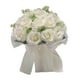 thumbnail image 2 of Ramos de boda Accesorios de boda Decoración artificial Rosas artificiales elegantes Blanco lechoso, 2 of 9