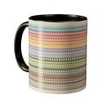 thumbnail image 1 of Hearth & Gear Ceramic Water Bottle For Living Room And Tea Table Striped Design Hidden Message Durable Drinking Cup Home Hobnail Tumblers Clear Work Mugs Set Kitchen Kite Cups Glasses Kitchen, 1 of 6