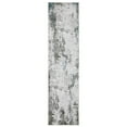thumbnail image 2 of Oriental Weavers Malibu Washable Area Rug - MAL02 - 7'6" x 10' - in Gray/ Blue - Modern Style, Non-Slip, Stain Resitant, Ultra Low Pile, Dining, Living Room Rug, 2 of 5