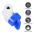 thumbnail image 4 of Kit de accesorios de conexión Push to Connect de 16 piezas Uxcell, válvula de bola de 1/4" OD x 1/4" OD, acoplamiento recto, unión en codo, unión en T (6-6mm), 4 of 6