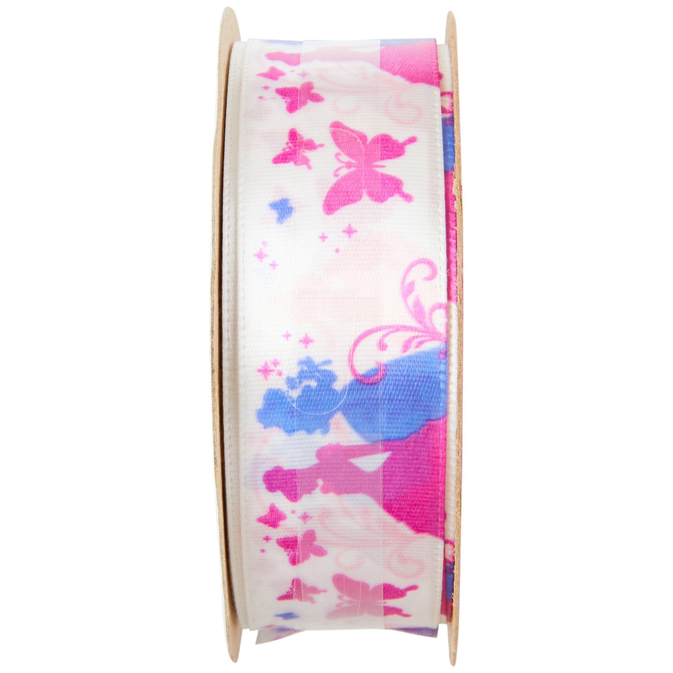 Offray Disney Princess single face satin ribbon, 0.875in x 9ft, for sewing, crafts and gifting