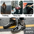 thumbnail image 5 of AUXDIQ Rain Boots Women Men Short Ankle Waterproof Rain Shoes Outdoor Garden Shoes, 5 of 6