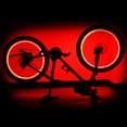 thumbnail image 2 of Yescom Bright LED Bike Wheel Light Auto Open and Close Bicycle Wheel Spoke Light String Red, 2 of 7