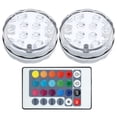 thumbnail image 3 of Luz sumergible, luces LED sumergibles, luz de piscina con Control remoto impermeable, luz de piscina RGB, funcionalidad versátil Jadeshay A, 3 of 8
