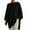 Black, variant on Women's Oversized Poncho Style Sweater, Elegant Dropped Shoulder Knit Top, Soft Luxurious Crewneck Pullover, Cozy Cape Like Design, Loose Fit Tunic, Fall Winter Comfort Wear Beige L