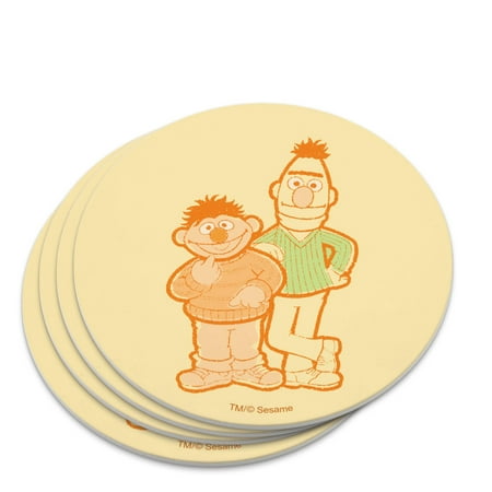 

Sesame Street Bert and Ernie Distressed Novelty Coaster Set