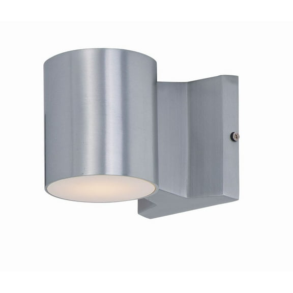 Maxim Lightray Two Light 4-Inch LED Outdoor Wall Light - Brushed Aluminum - 86106AL