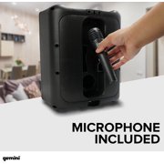 Gemini GSYS-2400 2000W Bluetooth PA System, Black, 3 Count