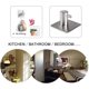 thumbnail image 2 of 4, ganchos para toallas autoadhesivos, ganchos para batas, ganchos de pared, soporte para toallas de baño y cocina de acero inoxidable, gancho para ropa, sin perforaciones Sailing  Electrónica, 2 of 5