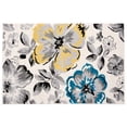 thumbnail image 1 of Tapis de Jardin Fleuris Modernes 2' X 3' Crème, 1 of 1