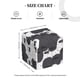 thumbnail image 4 of Fotbe Black And White Sheeps Porta Pañuelos Decorativo de Cuero, Caja Cuadrada Moderna para Pañuelos Faciales, Organizador y Dispensador 5x5x5'', 4 of 7