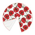 thumbnail image 2 of Daiia Hand Drawn Tomatoes Drawing Merry Christmas Tree Skirt , Xmas Large Lace-up Tree Skirt, Santa Snowflakes Rustic Home Decorations New Year Party Farmhouse Decor-48", 2 of 7