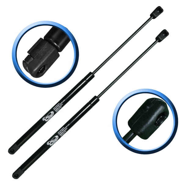 Two Rear Glass Gas Charged Lift Supports For Back Window On Hatch for