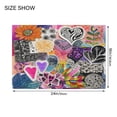thumbnail image 4 of IAUYY 24x16 Inch Bath Mat Thick Soft Plush Shower Mat TPR Backing Material Non Slip Bath Mats for Bathroom for Tub Shower Hotel Abstract Elements Clipboard, 4 of 9