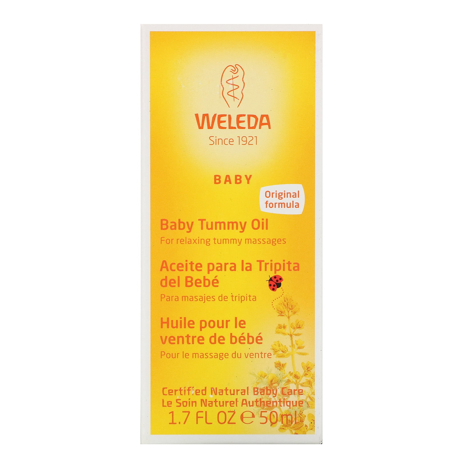 Weleda Baby Tummy Oil 1 7 Fl Oz 50 Ml Walmart Com