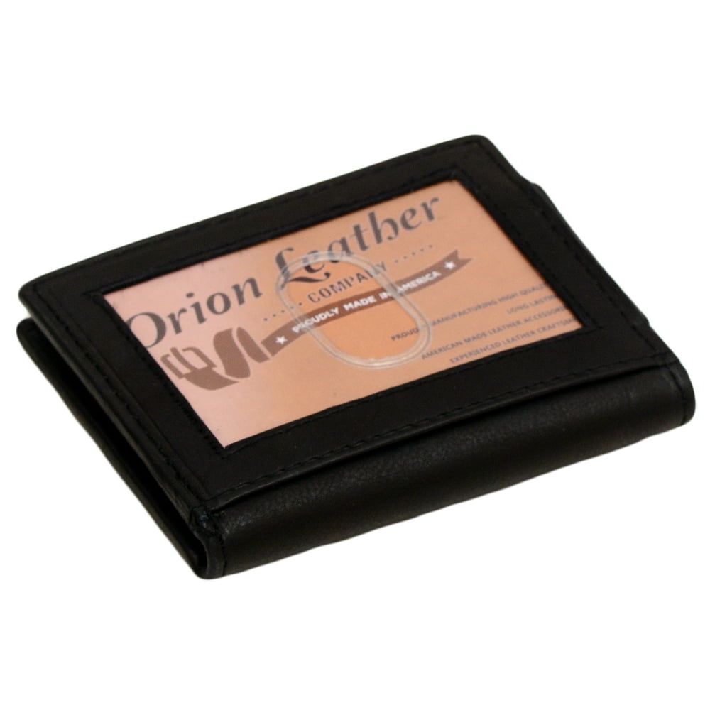 Paul & Taylor Paul&Taylor Men's Bifold Leather Wallet Money Clip Inside