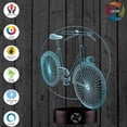 thumbnail image 3 of YSITIAN 3D Optical Illusion Night Light - 7 LED Color Changing Lamp - Cool Soft Light Safe for Kids - Creates Great Dreams YT04-513, 3 of 8