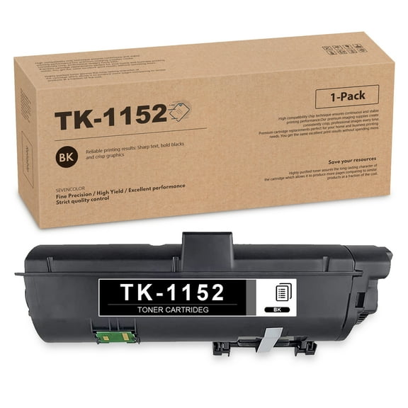 TK-1152 Black Toner Cartridge Replacement for Kyocera P2235dw P2235dn M2735dn M2635dw Printers, 1 Pack