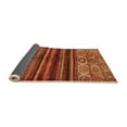 thumbnail image 2 of Ahgly Company Indoor Rectangle Abstract Orange Modern Area Rugs, 5' x 7', 2 of 4