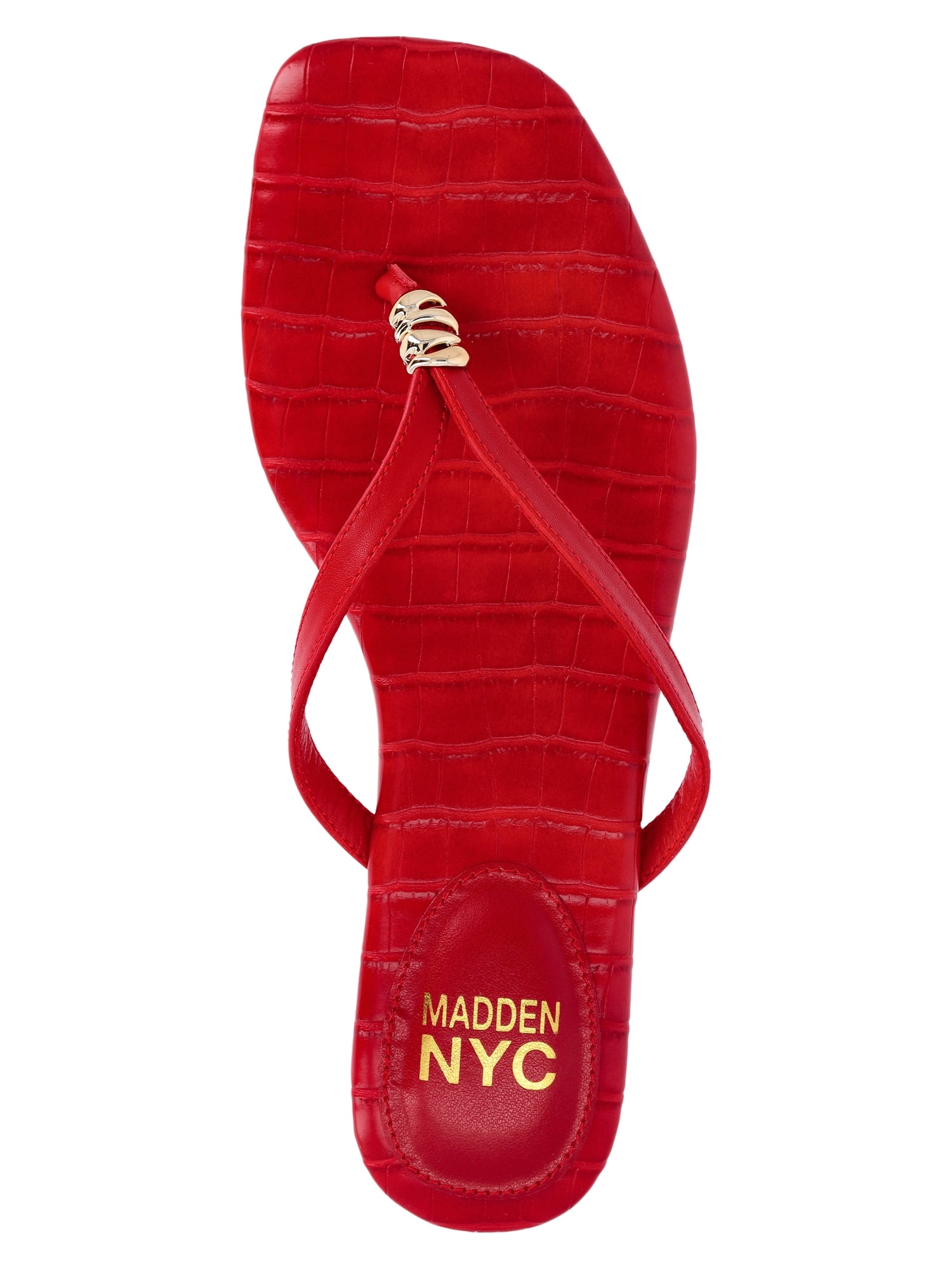 Madden NYC Women's Square Flip Flops