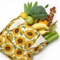 thumbnail image 3 of Wukai Sunflowers Sturdy and Stylish Reusable Canvas Tote Bag: Eco-Friendly, Heavy-Duty Grocery Shopping Bag with Reinforced Handles, 3 of 7