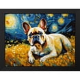 thumbnail image 2 of Stephen Chambers 24x19 Black Modern Wood Framed Wall Art Titled - French Bulldog, 2 of 6