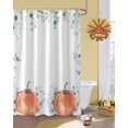 Wohnkutu Fall Thanksgiving Small Stall Shower Curtains Set with 10