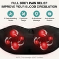 thumbnail image 2 of Masajeador Nekteck Shiatsu para cuello y espalda con calor de 8 nodos, 2 of 8