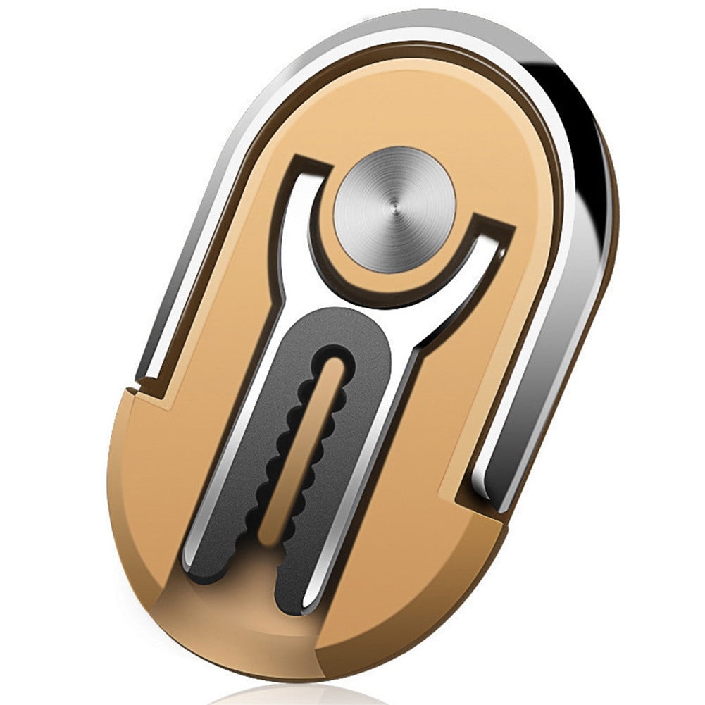 (Gold)Phone Ring Holder Multipurpose - 360° Rotation Metal Ring Grip