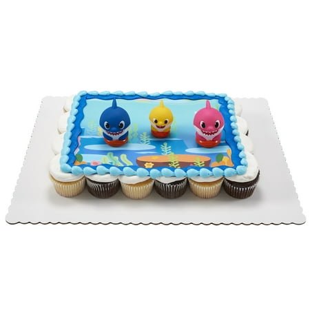 Baby Shark Cupcake Cake