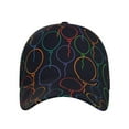 thumbnail image 2 of Fotbe Colorful Balloons Baseball Cap, Colorful Balloons Print Dad Hat,Outdoor Hat,Adjustable Sports Cap, Perfect For Activities, 2 of 9