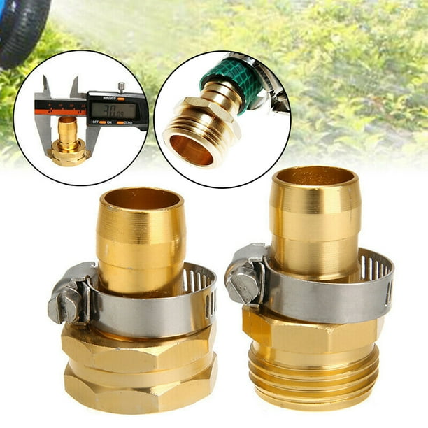 Garden Hose Repair Mender Aluminum Kit Hose 3/4 Male Connector Female