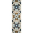 thumbnail image 1 of Safavieh Blossom 2'3" X 8' Hand Hooked Wool Rug in Beige, 1 of 9
