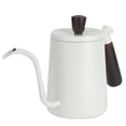 thumbnail image 1 of Cafetière Portable Résistante à la Corrosion, Bouilloire à Café, Acier Inoxydable pour Café Maison Blanc 700ml, 1 of 8