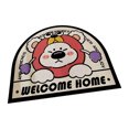 thumbnail image 4 of Felpudo de PVC con diseño de oso, lavable, antideslizante, para entrada del hogar, color rosa, 4 of 12