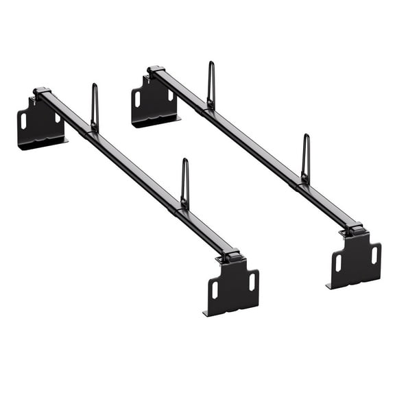 Van Roof Ladder Rack for Trucks, Adjustable Trailer Ladder Carrier, Fits Most Vehicles