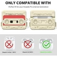 thumbnail image 4 of V-MORO AirPods Pro Case 2nd Gen - Cute Cassette Tape Design with Cleaner Kit & Eartips, 4 of 11
