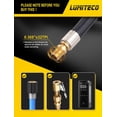 thumbnail image 2 of Quick Connect Tire Chuck Hose, Valve Extension Tube w/Presta Valve & Air Pump Ball Needle Set, Inflator Pump Hose With Air Chuck Adapter for Portable Air Compressor, 2 of 7