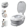 thumbnail image 1 of 3-in-1 Potty, Portable Toddler Potty Training Toilet with Trainer Ring and Step Stool for Travel Car Camping Indoor Outdoor, 1 of 8
