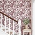 thumbnail image 2 of S4Sassy Self Adhesive Wallpaper, Tree & Bird Wallpaper, Brown Removable Diy Vinyl Wall Covering, Peel And Stick Contact Paper For Entryway Accent Wall, Easy Home Decor Solution (25"X 360"), 2 of 6