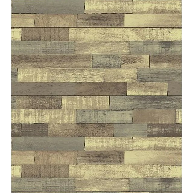 Vinilo Tapiz Parquet Ladrillo Madera Autoadherible INOVIS Decorativo 60x1000cm