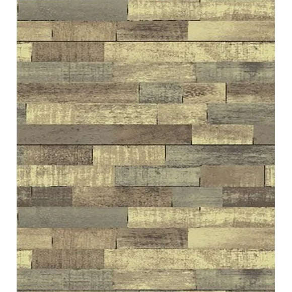 Vinilo Tapiz Parquet Ladrillo Madera Autoadherible INOVIS Decorativo 60x1000cm